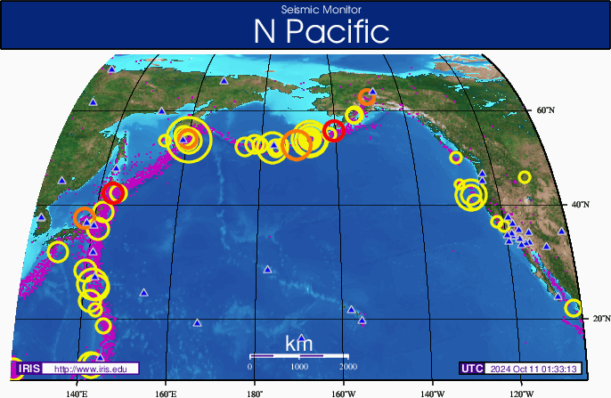  SEGUIMIENTO MUNDIAL DE SISMOS DÍA TRAS DÍA . ZmMap.eveday.N_Pacific