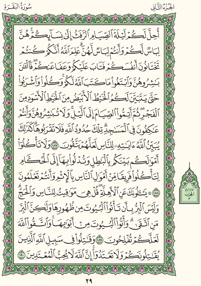 فلنخصص هذا الموضوع لمحاولة ختم القرآن (1) - صفحة 2 29