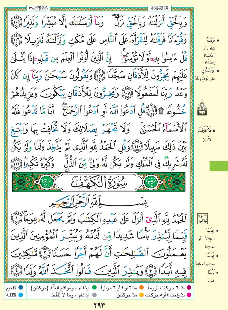   تفسير سورة الإسراء صفحة 293 من القرآن الكريم للشيخ الشعراوي	 293