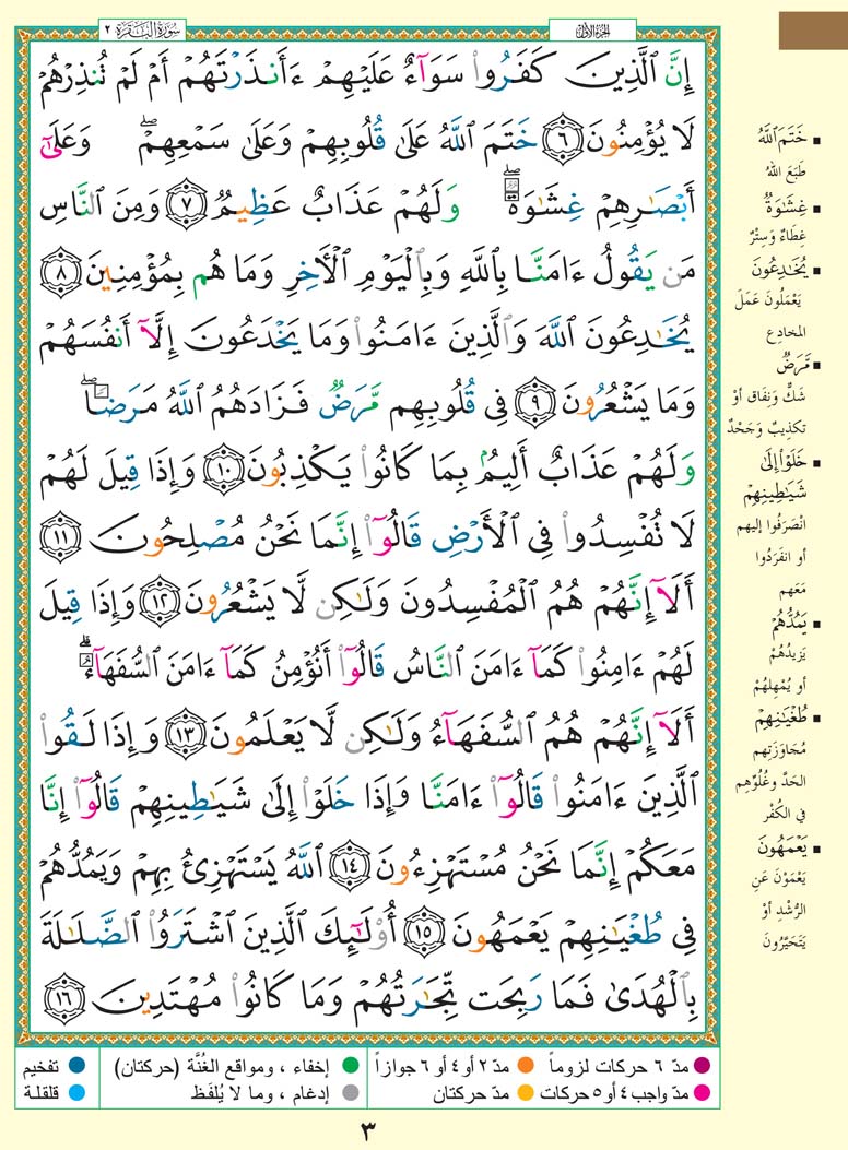 تفسير سورة البقرة صفحة 3 من القران الكريم للشيخ الشعراوي 3