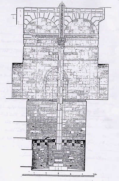 من نماذج العمارة الاسلامية في مصر: مقياس النيل بالروضة  Alneel3