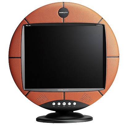 أغرب تلفزيونات في حياتكم Hannspree-basketball-lcd-tv