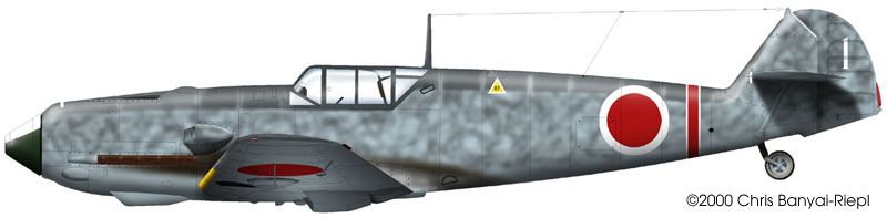 Messerschnitt Bf109E-4/7   Hasegawa 1/48 Bf109E-7-japanese