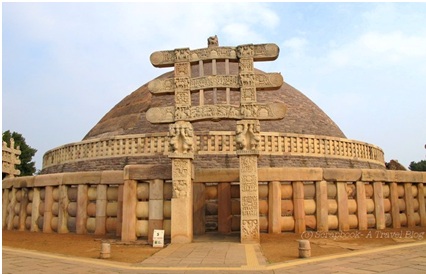 Oldest Stone Structure In India - The Great Stupa At Sanchi Sanchi-Stupa