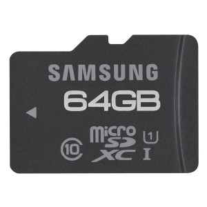 Carte Micro SDXC 64Go Classe 10 de Samsung Samsung-sdxc00-300x300