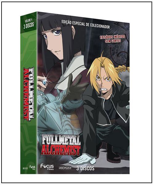 DVD:Confiram as capas dos volumes finais de FullMetal Alchemist Fma1