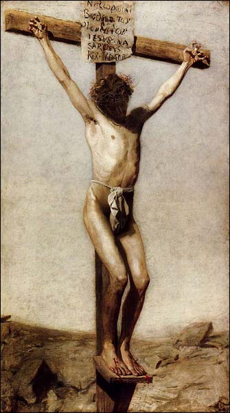 FAKTA: Mengapa Yesus Cuma Memakai KANCUT?  Eakins_crucifixion335x600