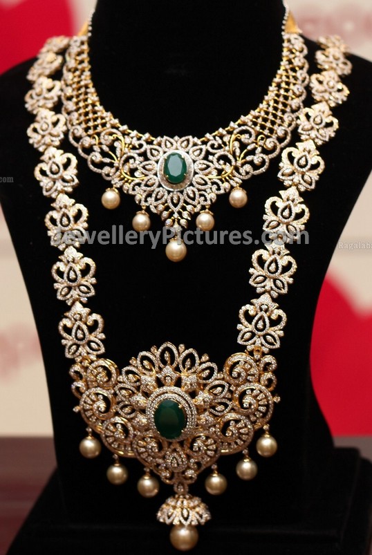 اطقم زمرد فاخره Traditional-diamond-jewellery-for-brides-1