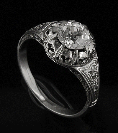 Miley Antique-Diamond-Ring-1