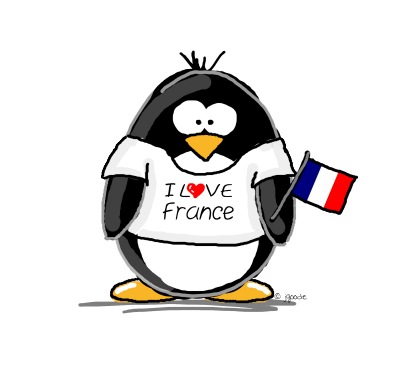 الصديق الحقيقي و الصديق العادي I-love-france-penguin