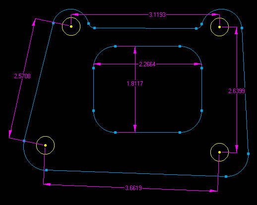 Turbo flange pattern Tk100p