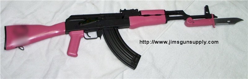 Les Kalash, c'est bien, les M-4, c'est pas beau, alors... AK_HOT_PINK_DuraCoat