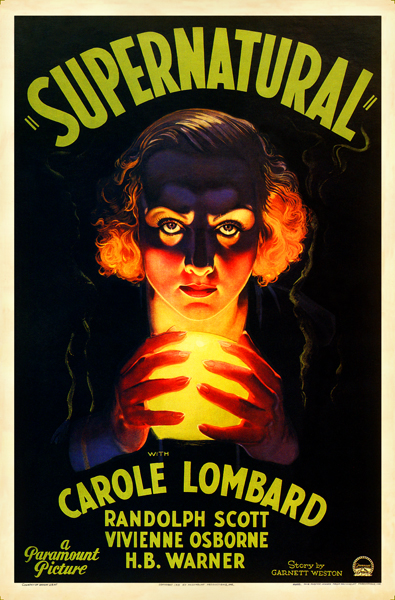 Sobrenatural (Supernatural, 1933) SUPERNATURAL_27x41_1933