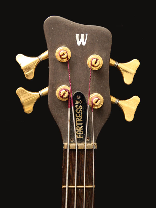 Orange "O Bass Guitar" 5-Headstock