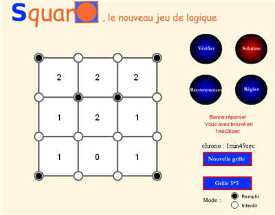  Hightech & Jeux vidéos : Jeux de réflexion flash navigateur Squaro-667546