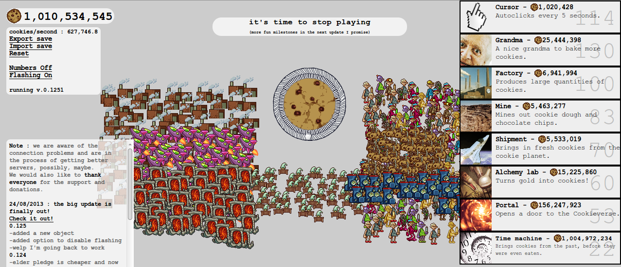 Video Games Cookieclicker_overonebillion