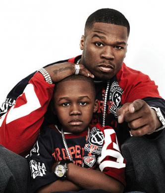 pic 4 rap stars 50-cent-with-son-marquis