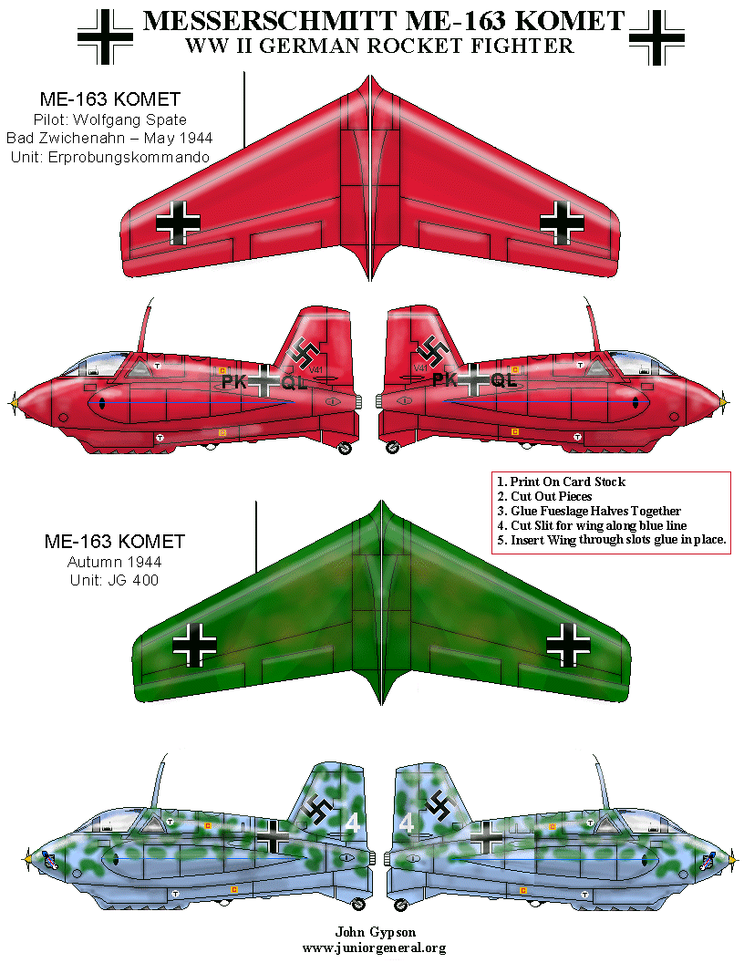 اسلحة المانيا السرية في نهاية الحرب العالمية الثانية ME-163