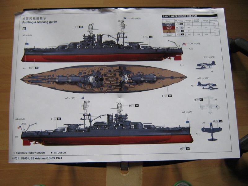 Vorstellung USS Arizona von Trumpeter in 1/200 Arizona%20002