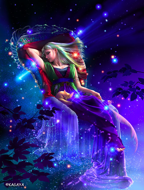 Gaia the mother of all the Titans Cassiopeia