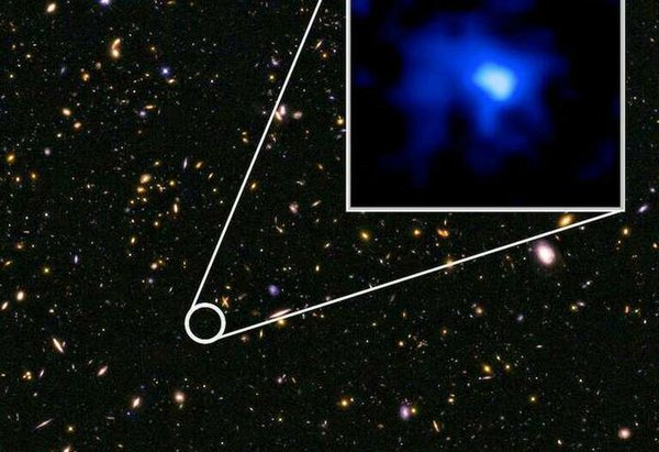  اكتشاف مجرة تبعد 13 مليار سنة ضوئية  1234213423