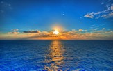  مياه البحر العميقة شفاء  Sunset-on-blue-sea-water(1)