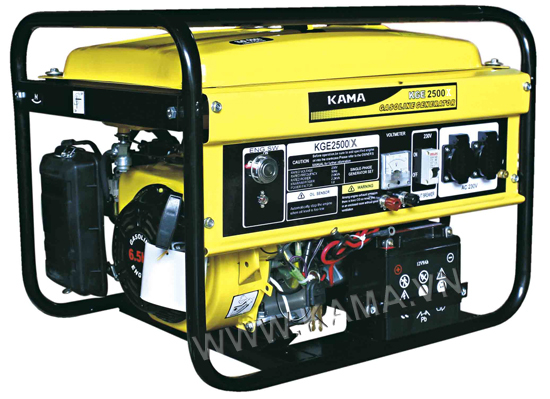 Bán máy phát điện chạy xăng KAMA - KGE2500X (2 - 2.2 KVA) 12991326772500X