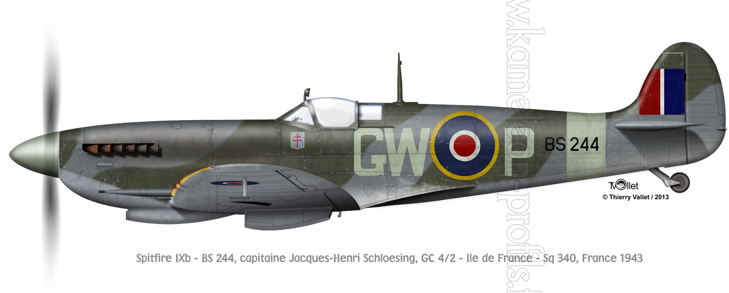 Profil Spitfire IX du (Cpt) Schloesing J H 1943 Spitfire%20IX%20Schloesing%20J%20H%201943-small%20copie