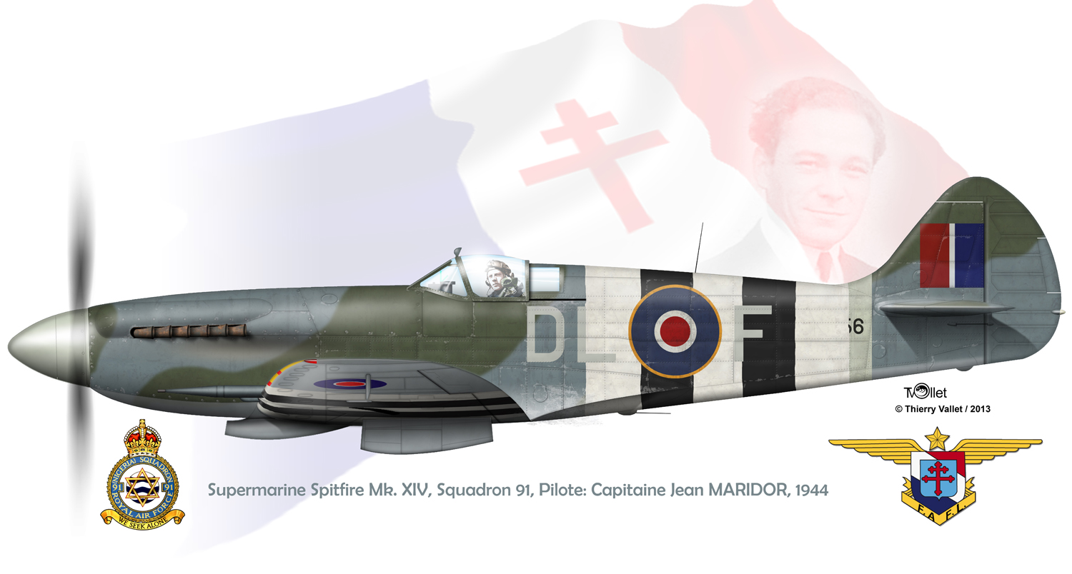 Supermarine Spitfire Mk. XIV de Jean MARIDOR 1944 Spitfire%20XIV%20Maridor%20Sans%20saumon%20Small2