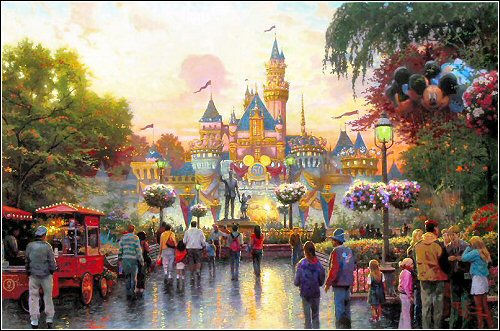 Les peintures de Thomas Kinkade  Disneyland