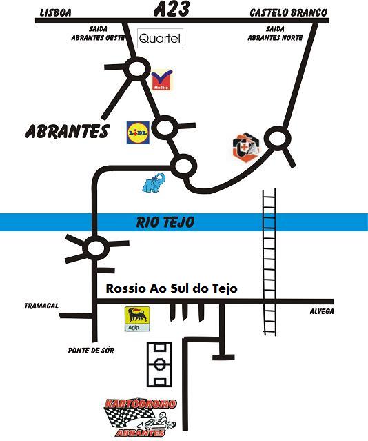 Circuito de Abrantes Mapa