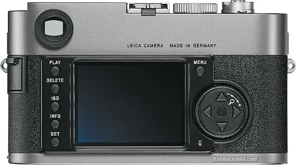 Leica has officially revealed the M9 M9-back-silver