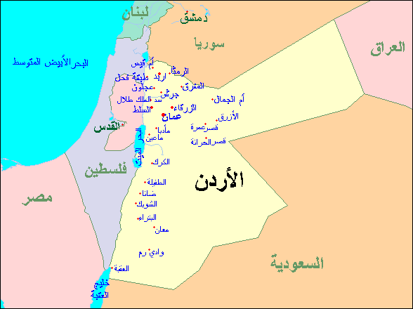 البتراء مدينة الدهشه ... Jormap2