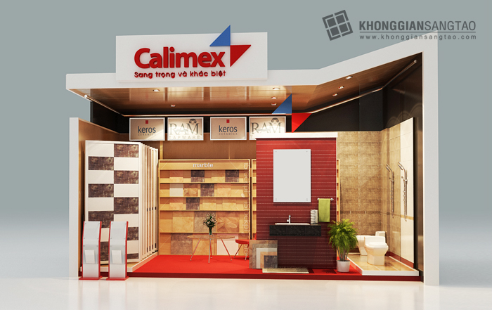 Bạn cần thiết kế Showroom, hãy đến với Không Gian Sáng Tạo ! Calimex_1