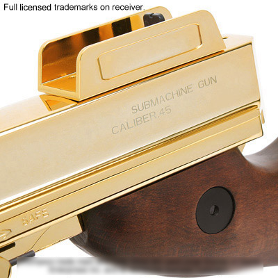 King Arms: Thompson M1928 Chicago Oro y Plata Ka-ag-67-GDf