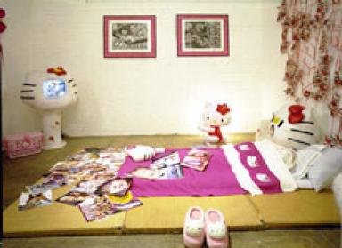 ديكور hello kite Hello-kitty-bedroom.thumbnail