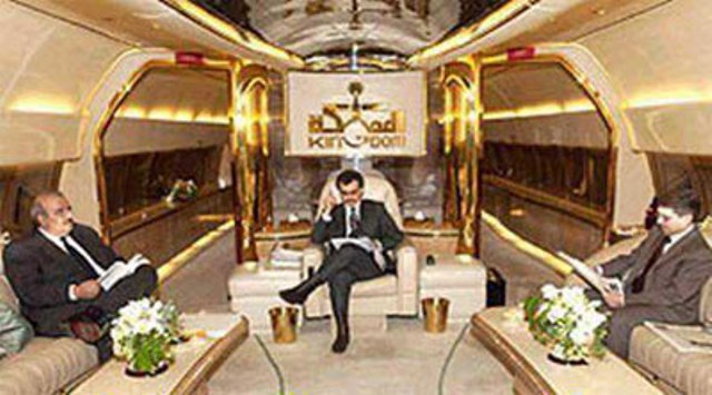 بالصور شاهد احدث الصور 2014  طائرة الأمير الوليد بن طلال الجديدة  924
