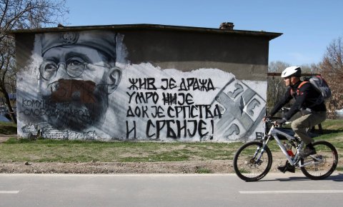 Baštinjenje četničkih zločina Draza_grafit