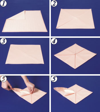 طريقة طي مناديل المائدة..."بالصور" S22a