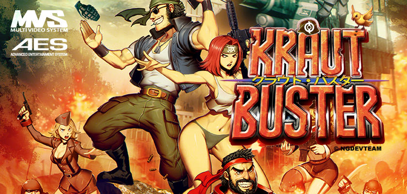 Kraut Buster - Novo jogo para o videogame Neo Geo MVS Header