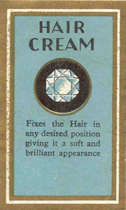 Kratka istorija kozmetike  Hair-cream
