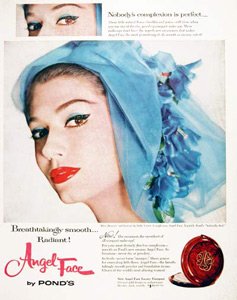 Kratka istorija kozmetike  Ponds-1950-angel-face