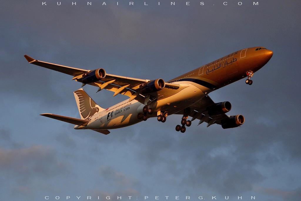 Nachmittags an der Bath Road (London Heathrow) A9C-LG-A340