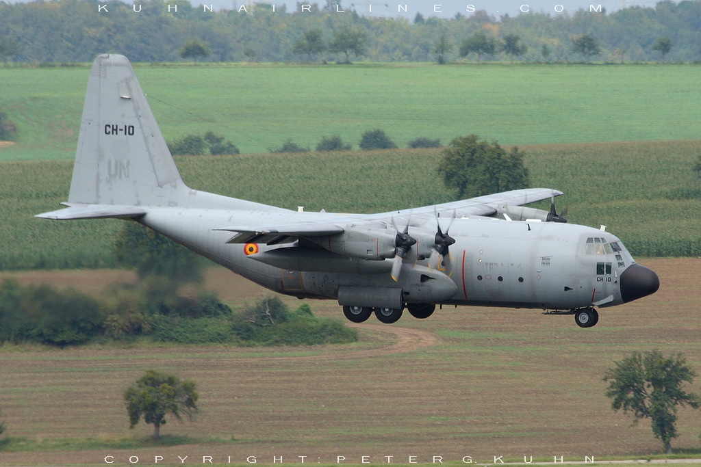 SCN - Nato Übung "Colibri" 24-08-2011 CH-10-C130-BelgAF-SCN-25-08-2011a