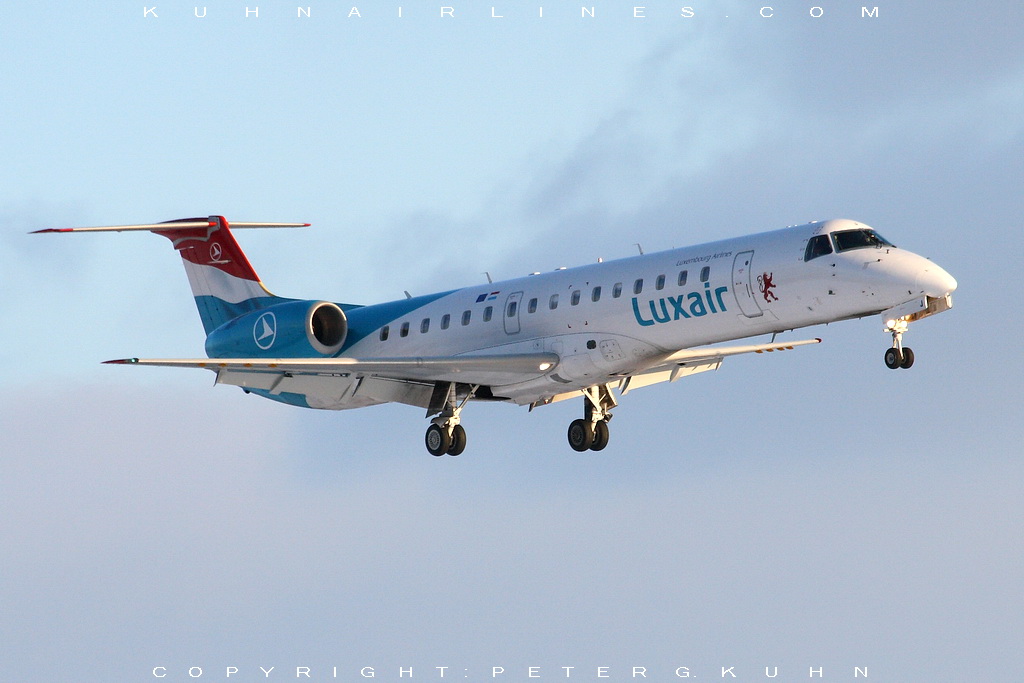 LUX am 02.Januar 2011 LX-LGJ-ERJ145-Luxair-LUX-02-01-2011