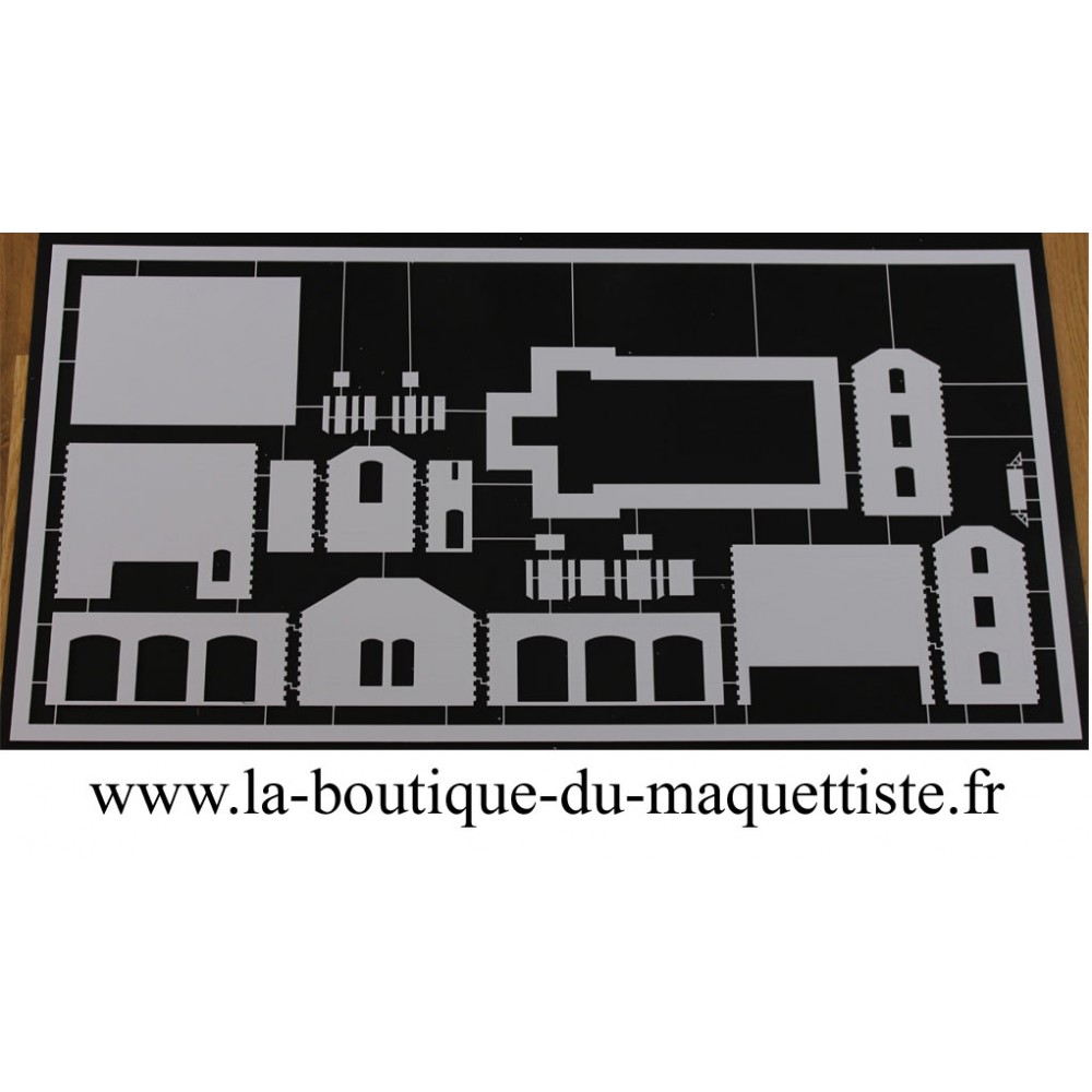 [la boutique du maquettiste] Kits batiments N en ABS Gare-de-moyen-1-160e