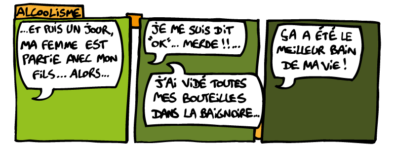 La Bande Pas Dessinée 359-alcoolisme