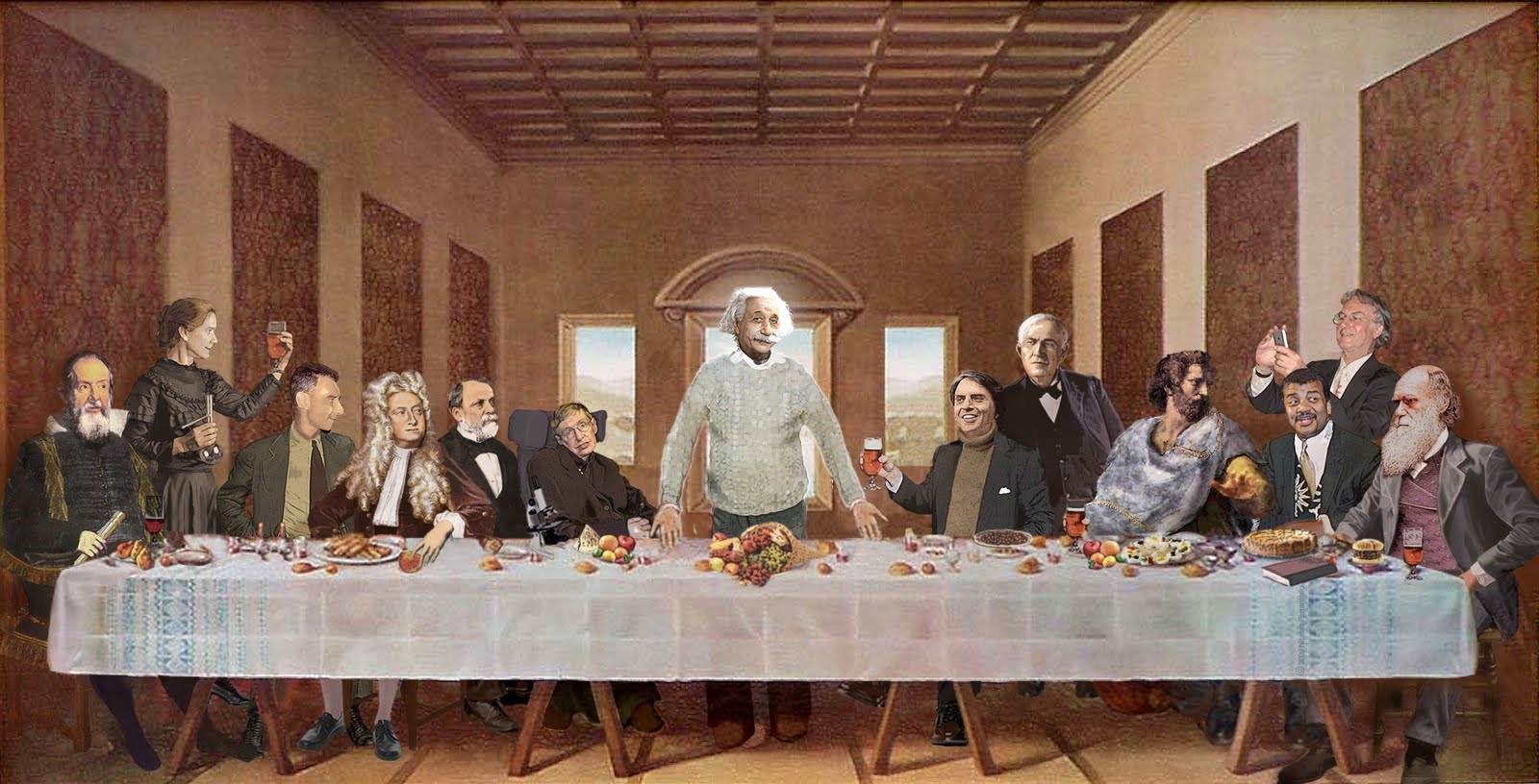 les 34 parodies de la Cène de Léonard De Vinci Parodie-cene-scene-leonard-de-vinci-01