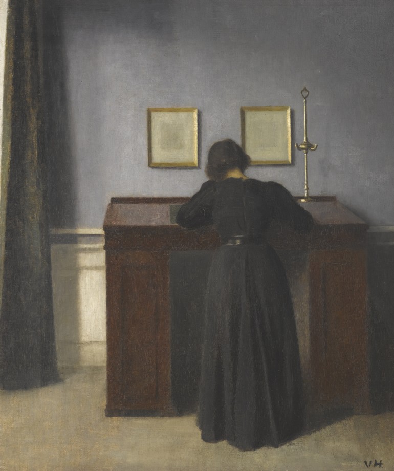 Hammershøi, le maître de la peinture danoise au musée Jacquemart André Willem-hammershoi-14-770x920