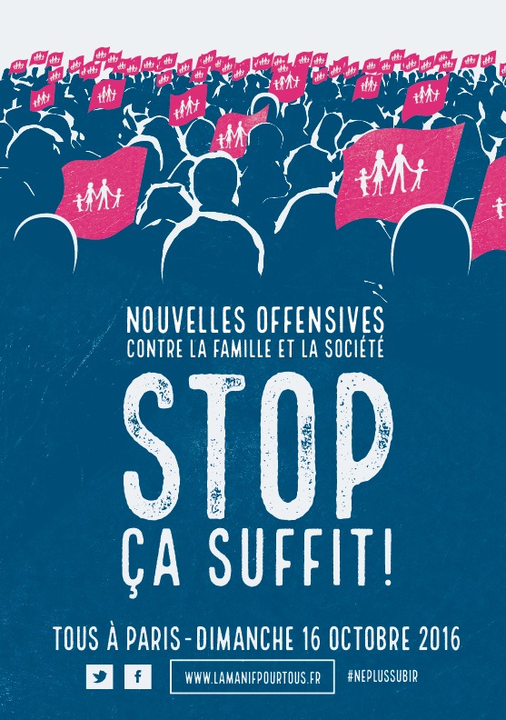 Dimanche 16 octobre - Appel à la MANIF POUR TOUS ! 16oct